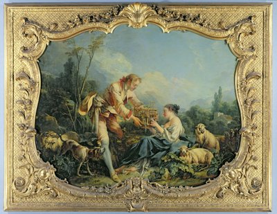 The Obliging Shepherd by François Boucher